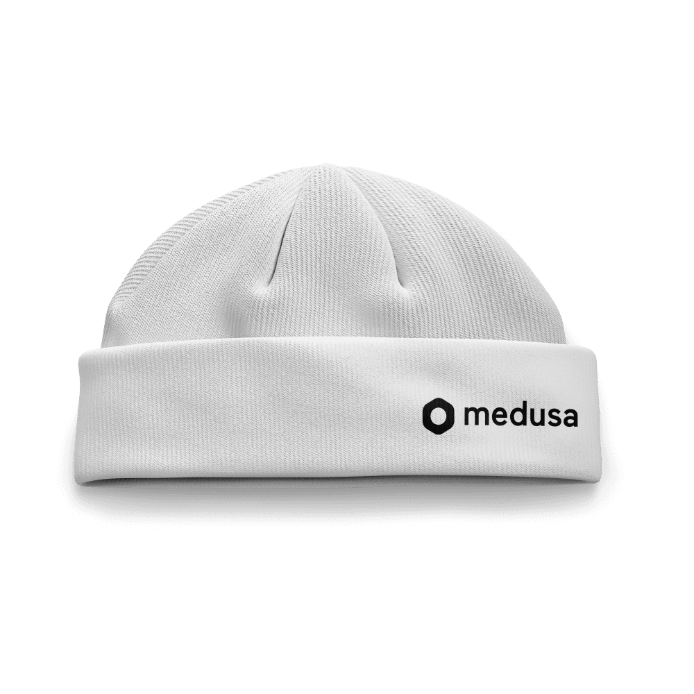 Medusa Beanie - beanie-white-front-1683881476173